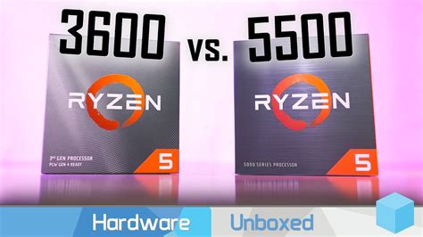 user benchmark|UserBenchmark: AMD Ryzen 5 3600 vs 5500.